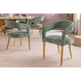 Design étkezőszék Bailey zöld