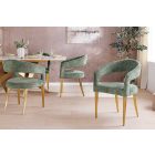 Design étkezőszék Bailey zöld
