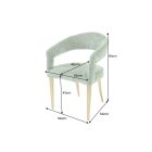 Design étkezőszék Bailey zöld