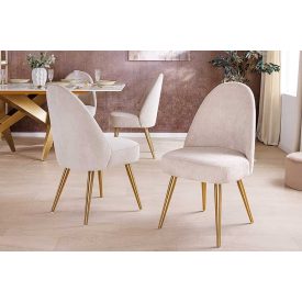 Stílusos étkezőszék Casanova bézs kord