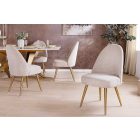 Stílusos étkezőszék Casanova bézs kord