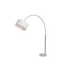 Stílusos állólámpa Arch 170-180 cm fehér vászon