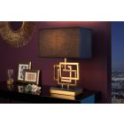 Design sztali lámpa Calanthe 56 cm fekete-arany