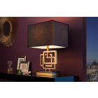 Design sztali lámpa Calanthe 56 cm fekete-arany