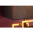 Design sztali lámpa Calanthe 56 cm fekete-arany