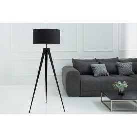 Állólámpa Noir 142 cm fekete retro 