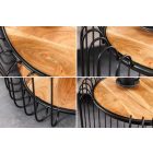 Dohányzóasztal Daquan 50 cm akác 