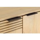 Design bárszekrény Modéco 140 cm világos mangó 