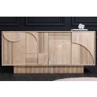 Design komód Modéco 170 cm világos mangó