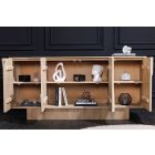 Design komód Modéco 170 cm világos mangó