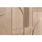 Design komód Modéco 170 cm világos mangó