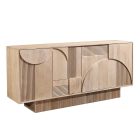 Design komód Modéco 170 cm világos mangó