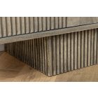 Design komód Modéco 170 cm füstölt szürke mangó