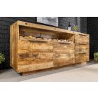 Stílusos komód Thunder kiszedhető bortartóval 175 cm mangó