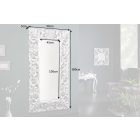 Luxus tükör Firenze 180 cm antik ezüst