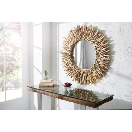 Fali tükör Driftwood 80 cm natúr