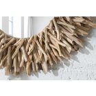 Fali tükör Driftwood 80 cm natúr