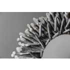 Fali tükör Driftwood 80 cm szürke