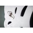 Luxus tükör Firenze 75 cm antik ezüst