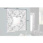 Luxus tükör Firenze 75 cm antik ezüst