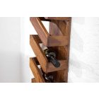 Bortartó Timber 5 üveges 70 cm sheesham