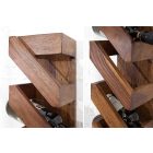 Bortartó Timber 5 üveges 70 cm sheesham