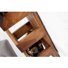 Bortartó Timber 5 üveges 70 cm sheesham