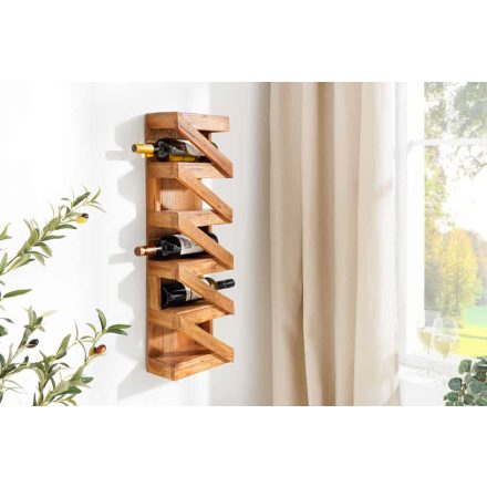 Bortartó Timber 5 üveges 80 cm teak