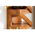 Bortartó Timber 5 üveges 80 cm teak