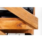 Bortartó Timber 5 üveges 80 cm teak