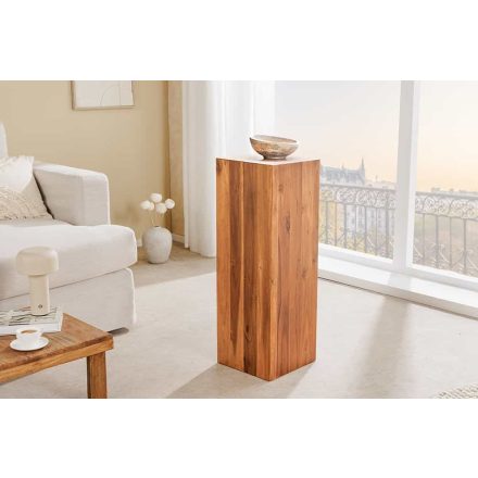 Dekoratív oszlop Kieran 75 cm akác natúr barna