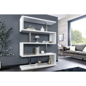 Design polc Pallaton 165 cm fehér 