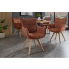 Design étkezőszék Fiorenza barna