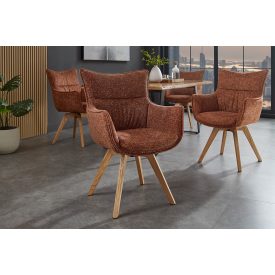 Design étkezőszék Fiorenza barna