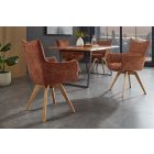 Design étkezőszék Fiorenza barna