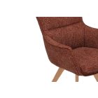 Design étkezőszék Fiorenza barna