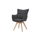 Design étkezőszék Fiorenza antracit