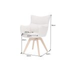 Design étkezőszék Fiorenza antracit