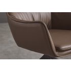 Design étkezőszék Fiorenza barna műbőr