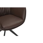 Design étkezőszék Fiorenza barna műbőr