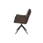 Design étkezőszék Fiorenza barna műbőr