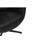 Design fotel Fiorenza fekete műbőr