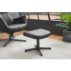 Lábtartó Fiorenza fekete műbőr fotelhoz 