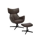 Lábtartó Fiorenza barna műbőr fotelhoz 