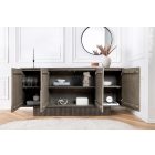 Design komód Modéco 170 cm szürke mangó