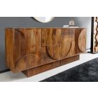 Design komód Modéco 170 cm barna mangó