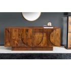 Design komód Modéco 170 cm barna mangó