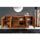 Design komód Modéco 170 cm barna mangó