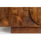 Design komód Modéco 170 cm barna mangó