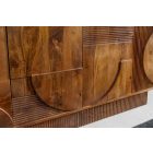 Design komód Modéco 170 cm barna mangó